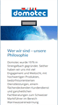 Mobile Screenshot of domotec.ch